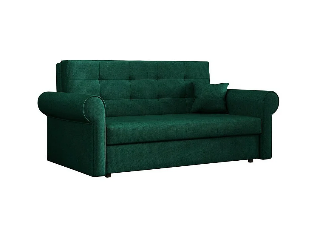 Canapé convertible Columbus 129, Boîte de literie, 85x168x98cm, Mobilier déjà assemblé