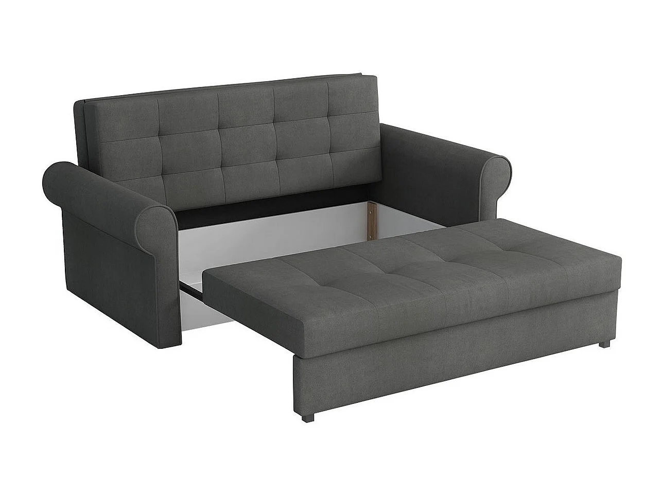 Canapé convertible Columbus 129, Disponible, 85x168x98cm, Mobilier déjà assemblé
