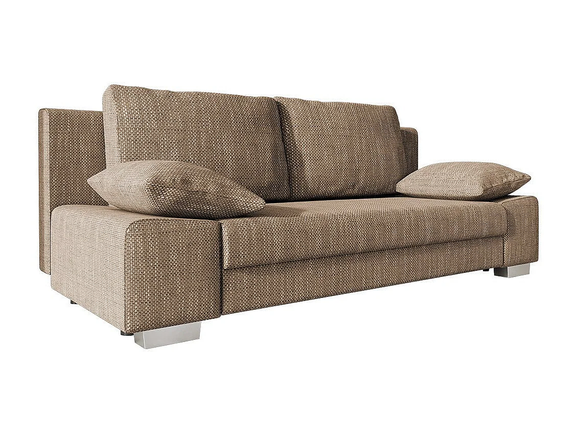 Sofá-cama Comfivo 145, Caixa para roupa de cama, 77x200x87cm