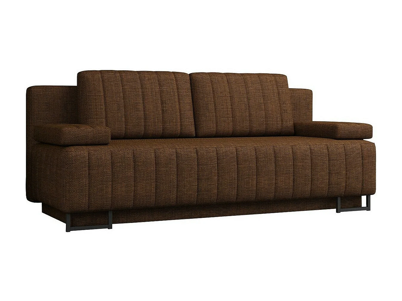 Canapé convertible Columbus 152, Boîte de literie, 90x200x90cm, Mobilier déjà assemblé