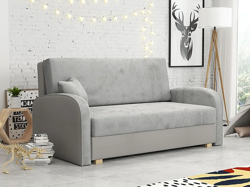 Canapé convertible Columbus 163, Disponible, 85x153x98cm, Mobilier déjà assemblé