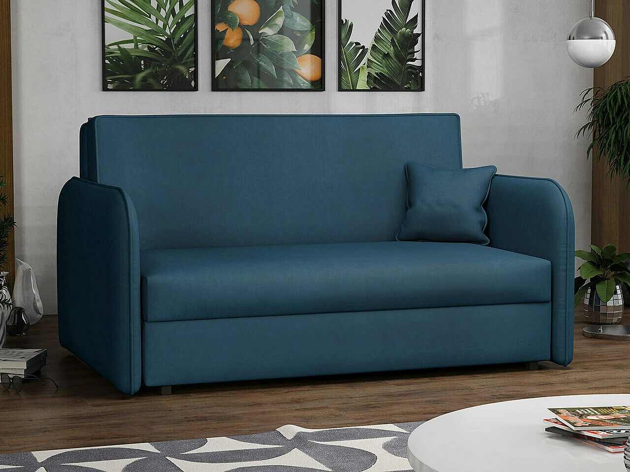 Canapé convertible Lirael III, Disponible, 85x145x98cm, Mobilier déjà assemblé