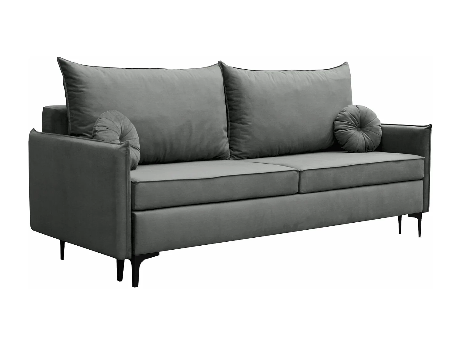 Canapé convertible Clovis 103, Boîte de literie, 101x216x96cm