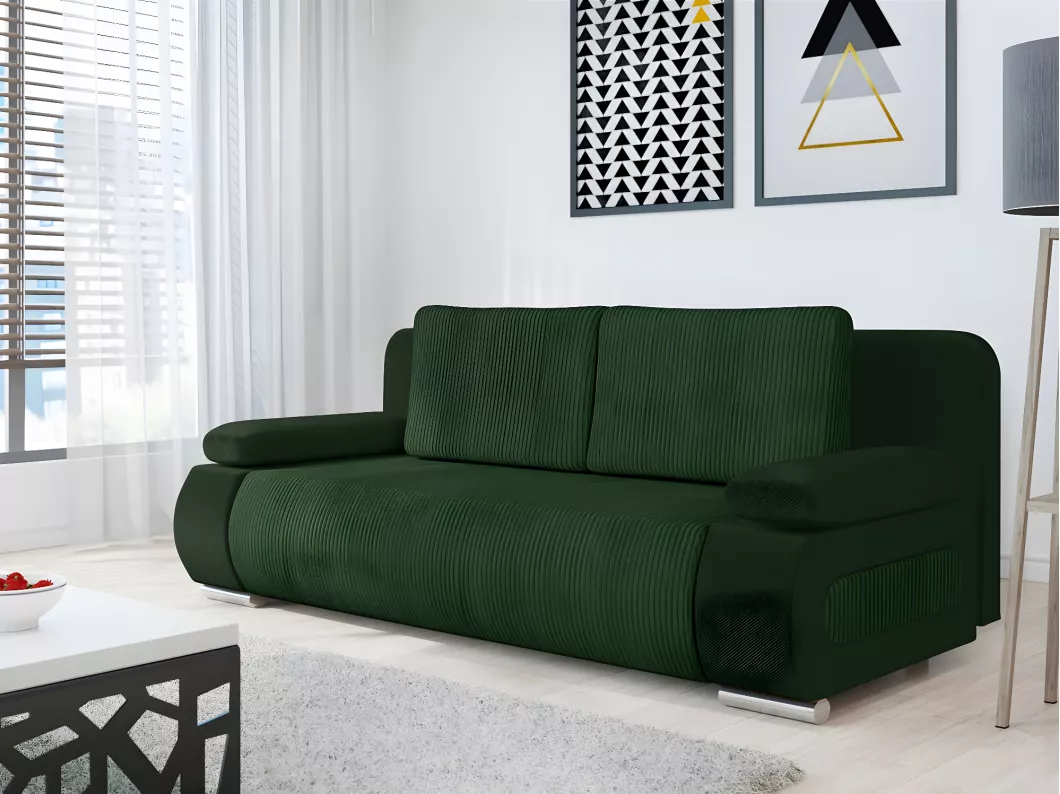 Kauf Unique Sofa mit Schlaffunktion und Bettkasten - 200x90x77 cm - Poso 14 + Kronos 14 - Emma Cord