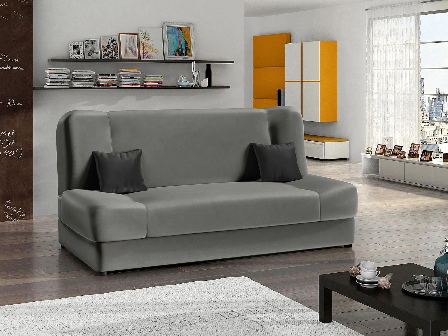 Canapé convertible Comfivo Cera, Disponible, 86x195x87cm