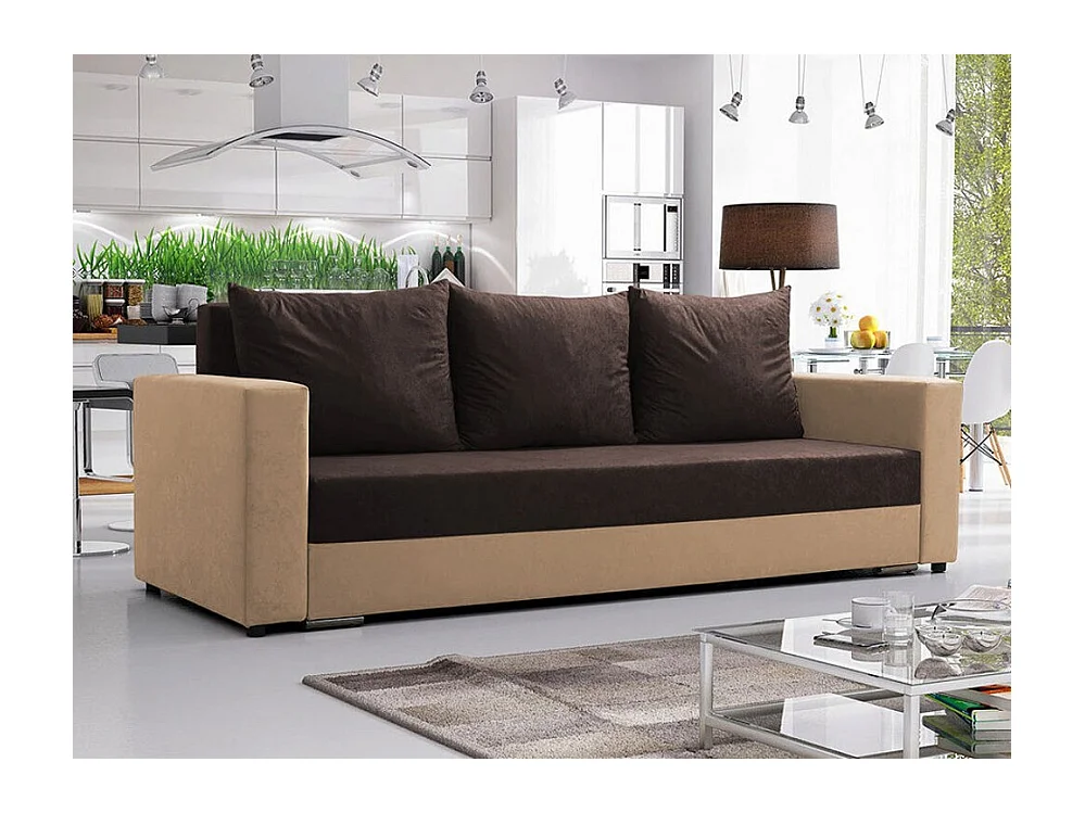 Canapé convertible Muncie 104, Boîte de literie, 80x235x87cm