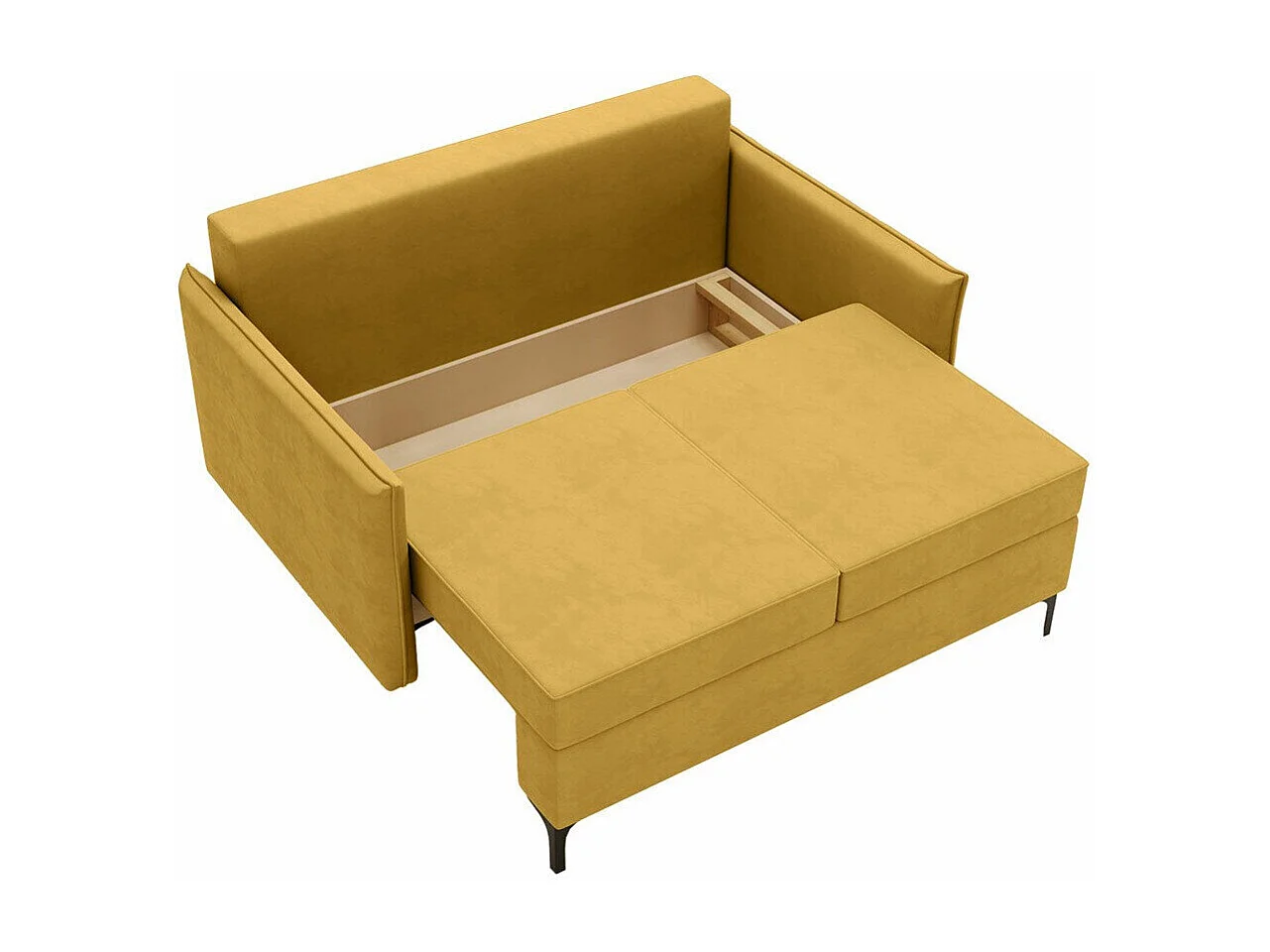 Sofá cama Clovis 110, Almacenaje, 101x145x96cm