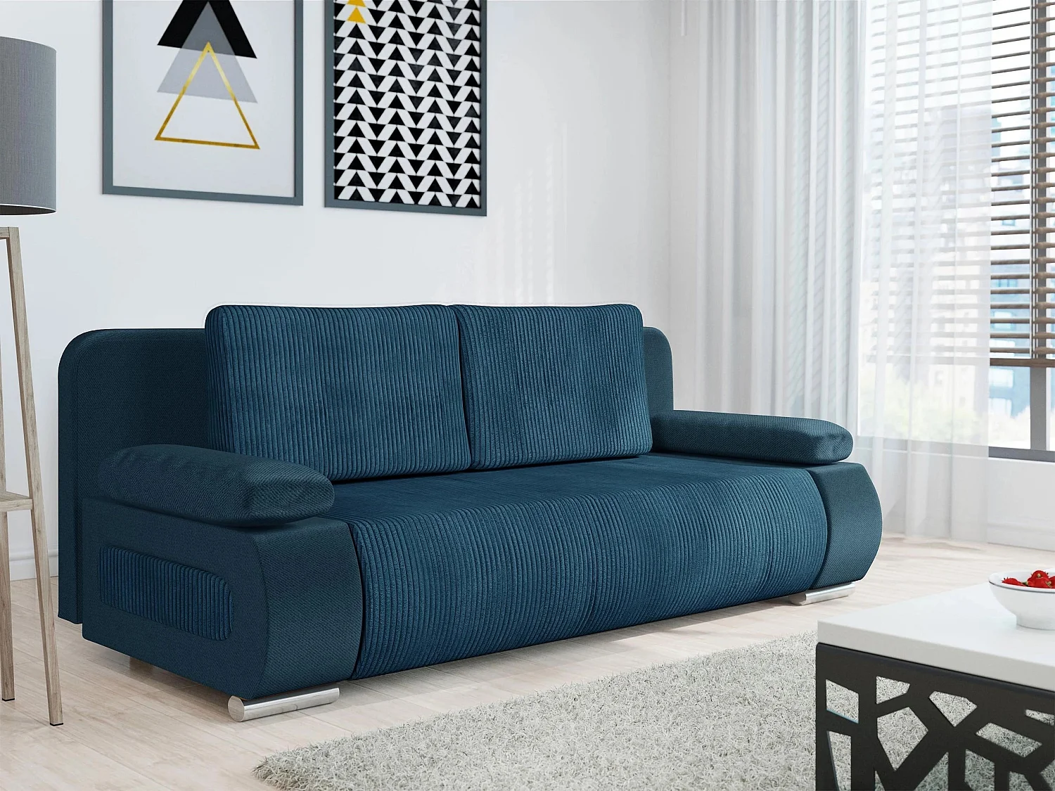 Sofá cama Comfivo Pudor, Almacenaje, 77x200x92cm