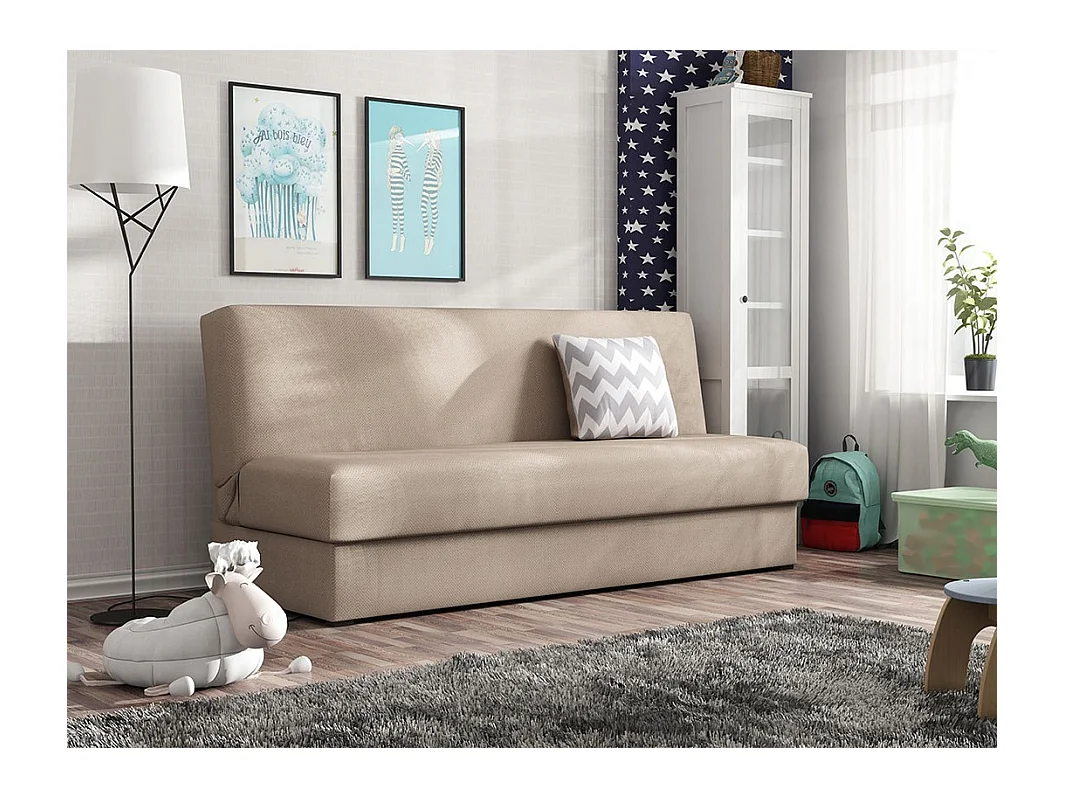 Canapé convertible Columbus 119, Boîte de literie, 80x175x80cm