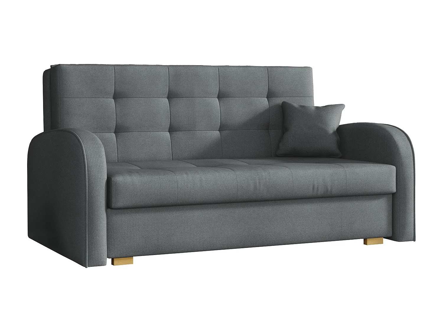 Sofá cama Columbus 116, Almacenaje, 85x153x98cm, Muebles ya montados