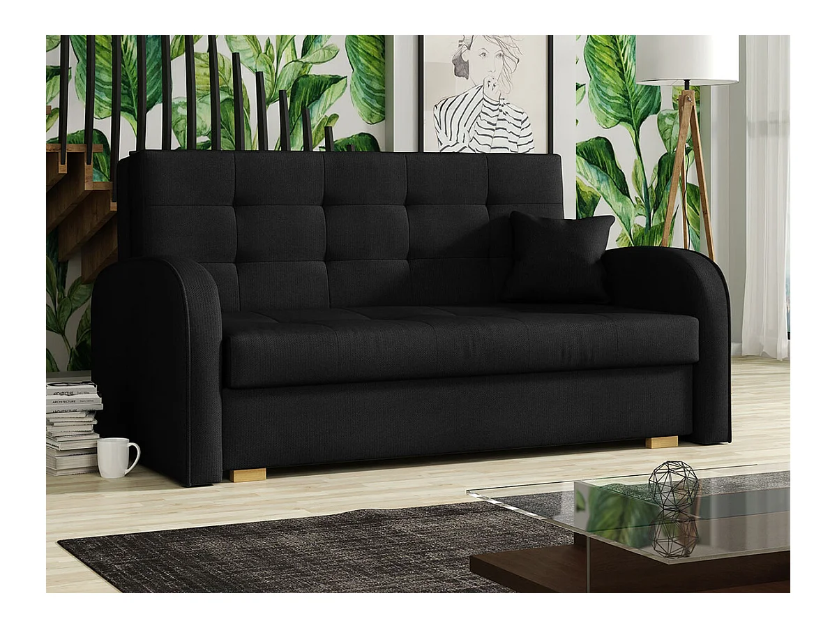 Sofá-cama Columbus 116, Almacenaje, 85x153x98cm, Muebles ya montados