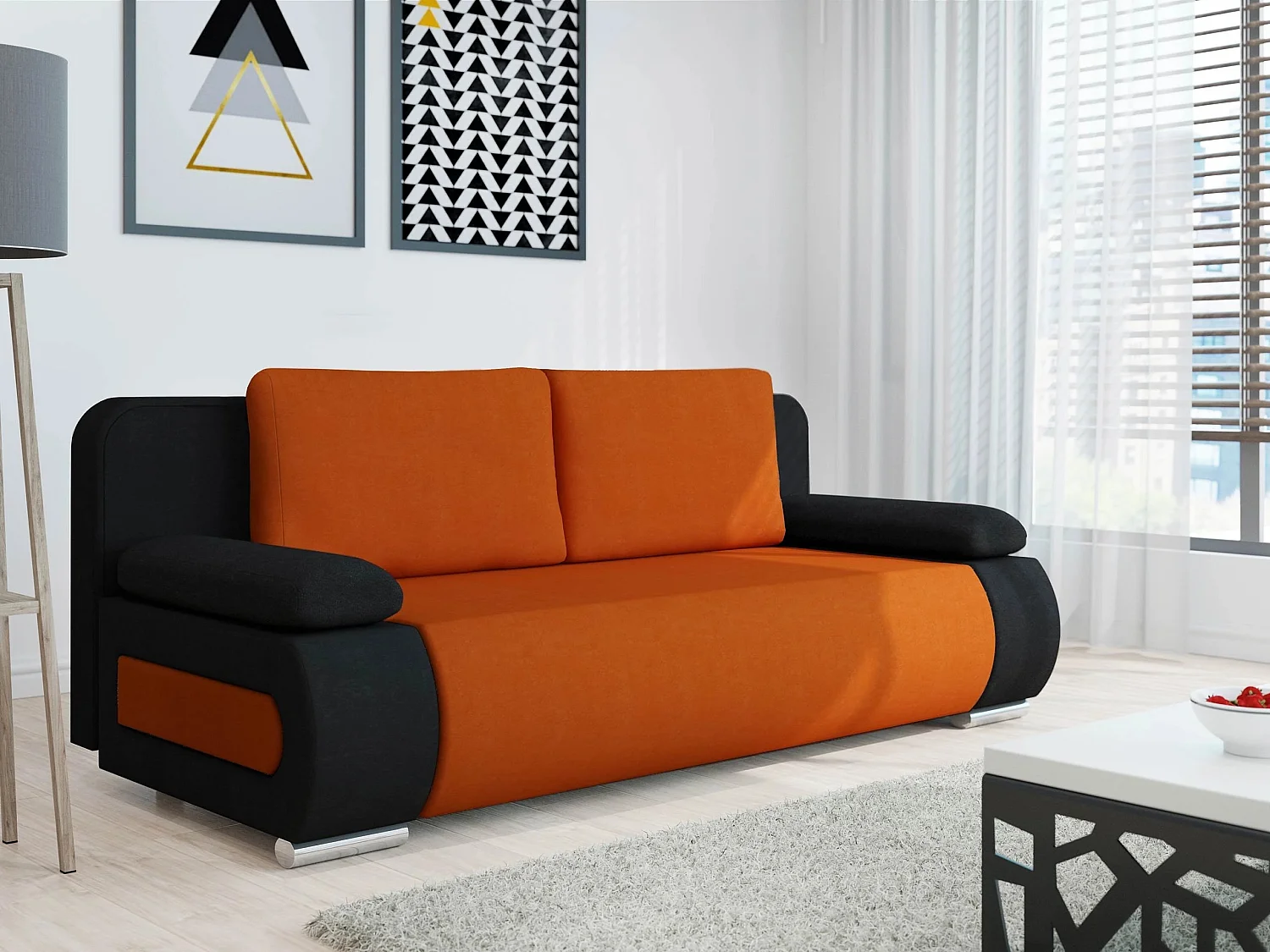 Canapé convertible Comfivo Pudor, Disponible, 77x200x92cm