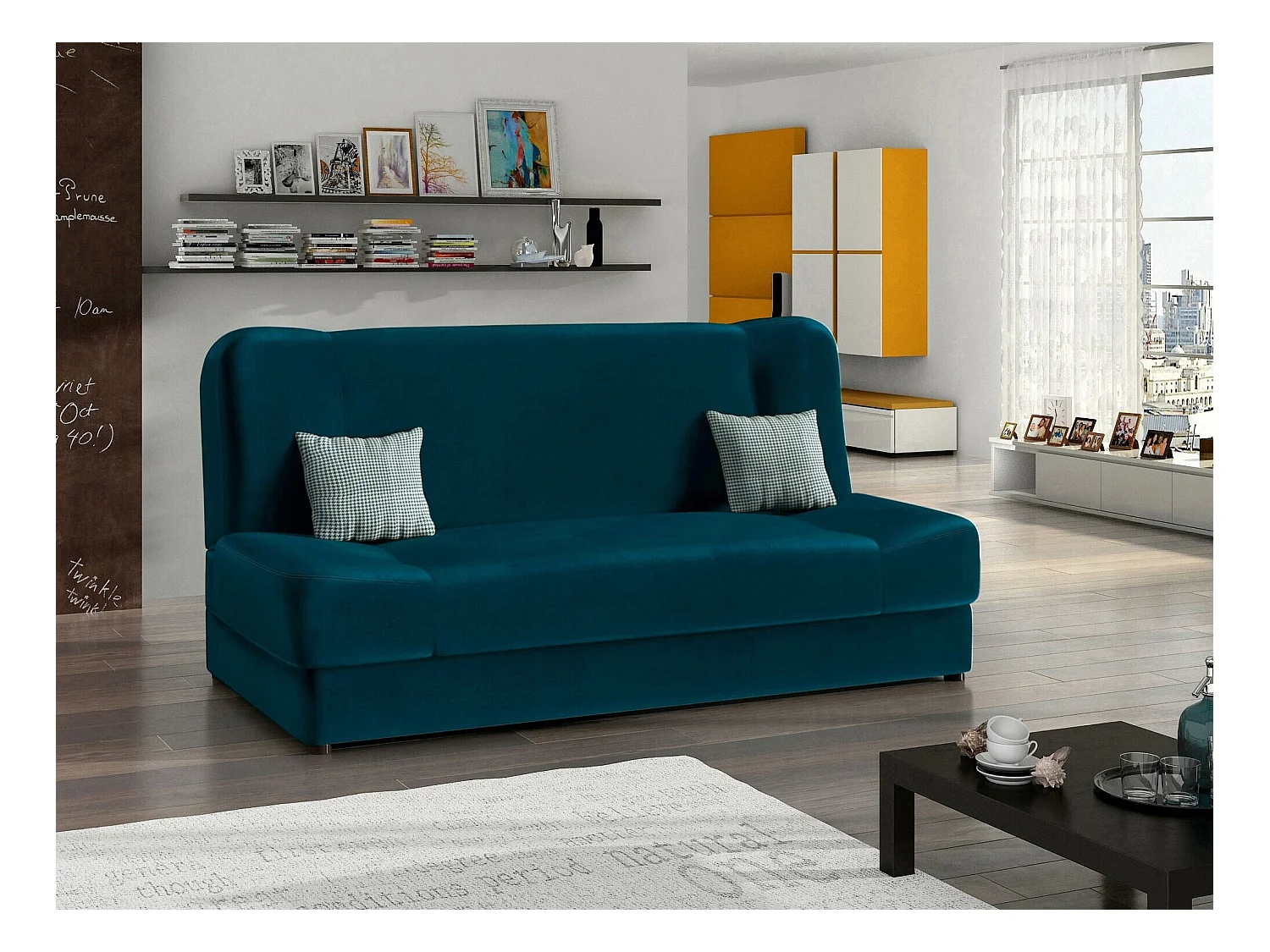 Canapé convertible Comfivo 183, Boîte de literie, 86x195x87cm
