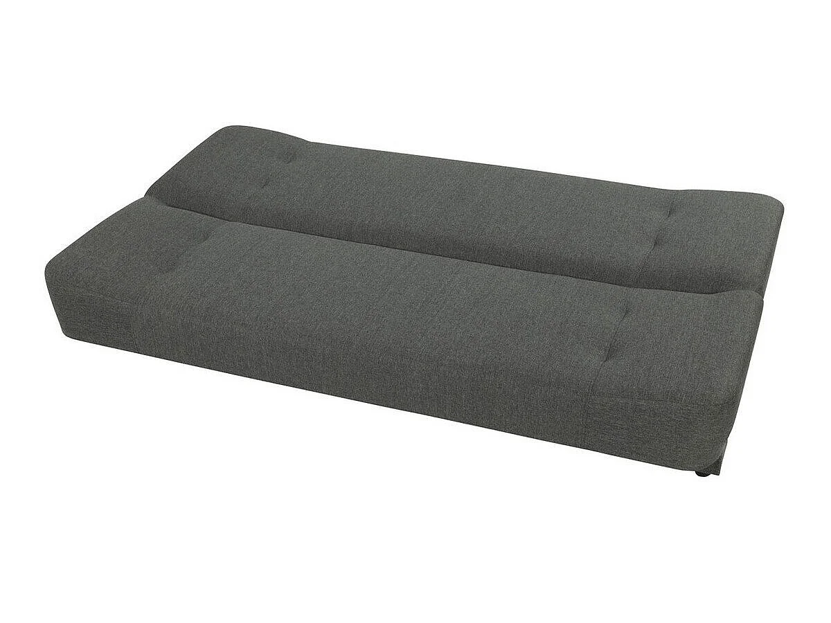 Canapé convertible clic-clac 3 places en tissu bleu turquoise 86x195x87 cm