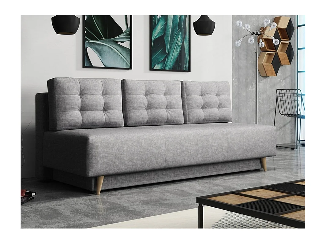 Canapé convertible Columbus 140, Boîte de literie, 90x200x87cm
