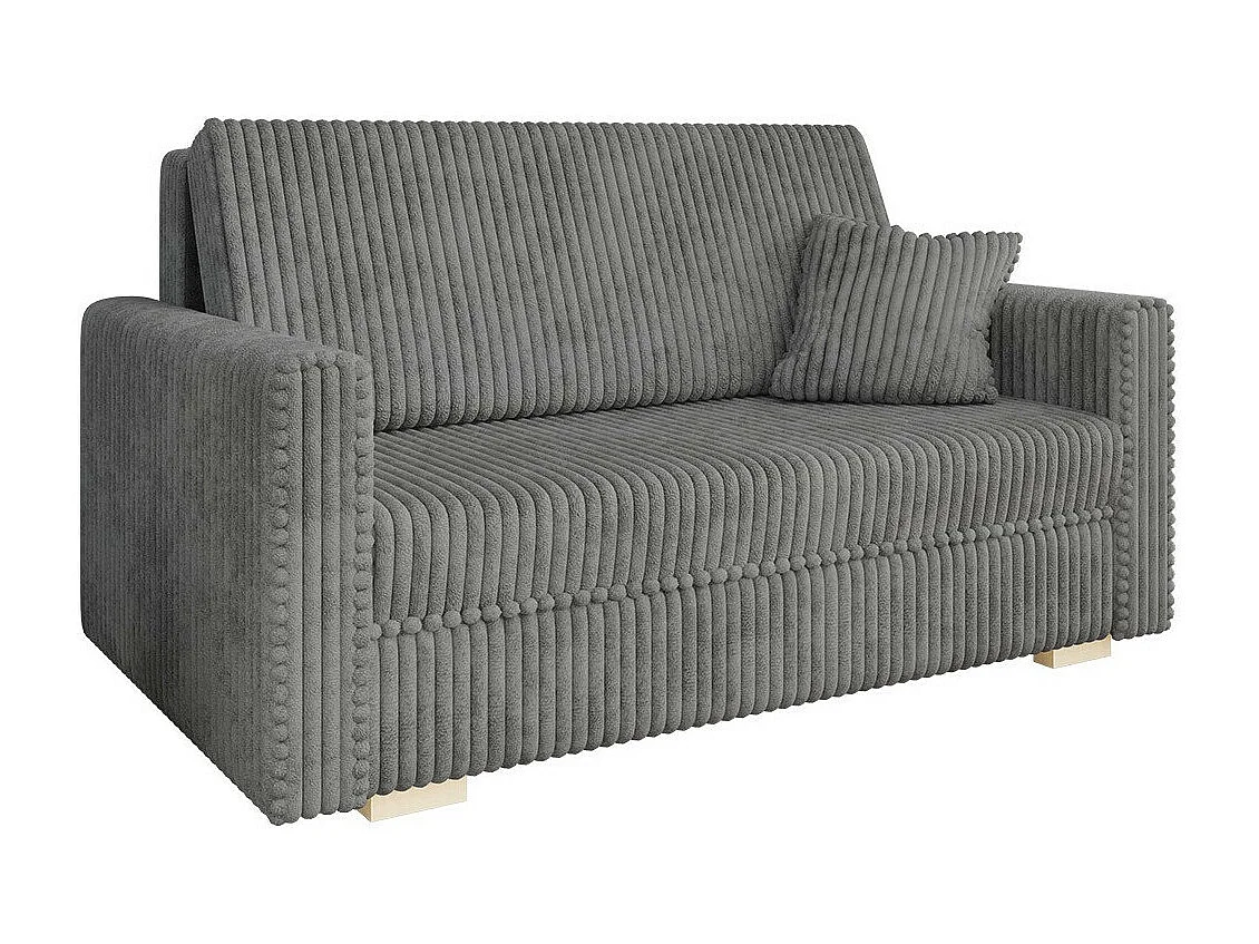 Canapé convertible Columbus 205, Boîte de literie, 85x153x100cm, Mobilier déjà assemblé