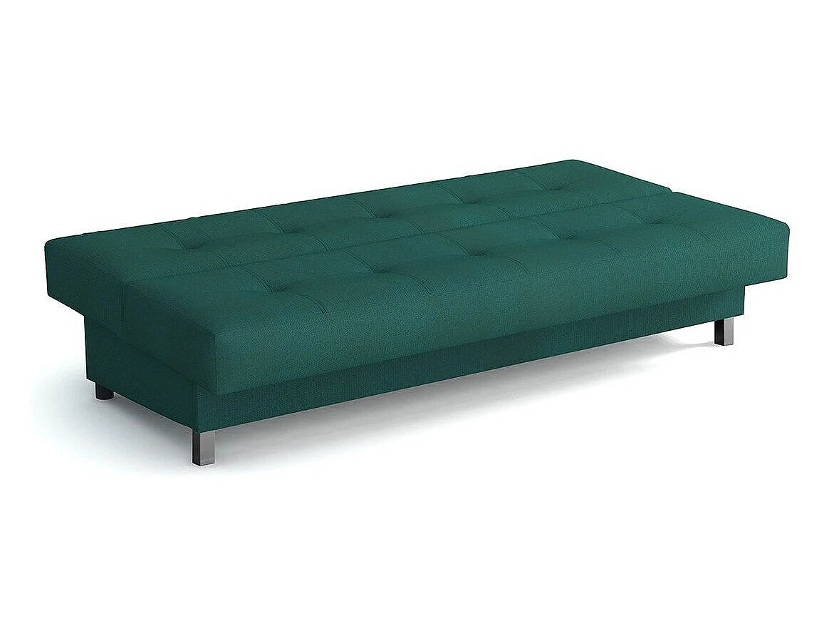 Canapé convertible 3 places en tissu gris COLUMBUS 90x193x85 cm
