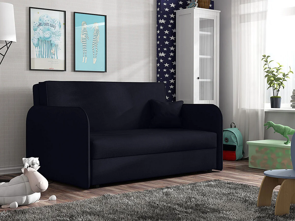 Sofá cama Lirael III, Almacenaje, 85x145x98cm, Muebles ya montados