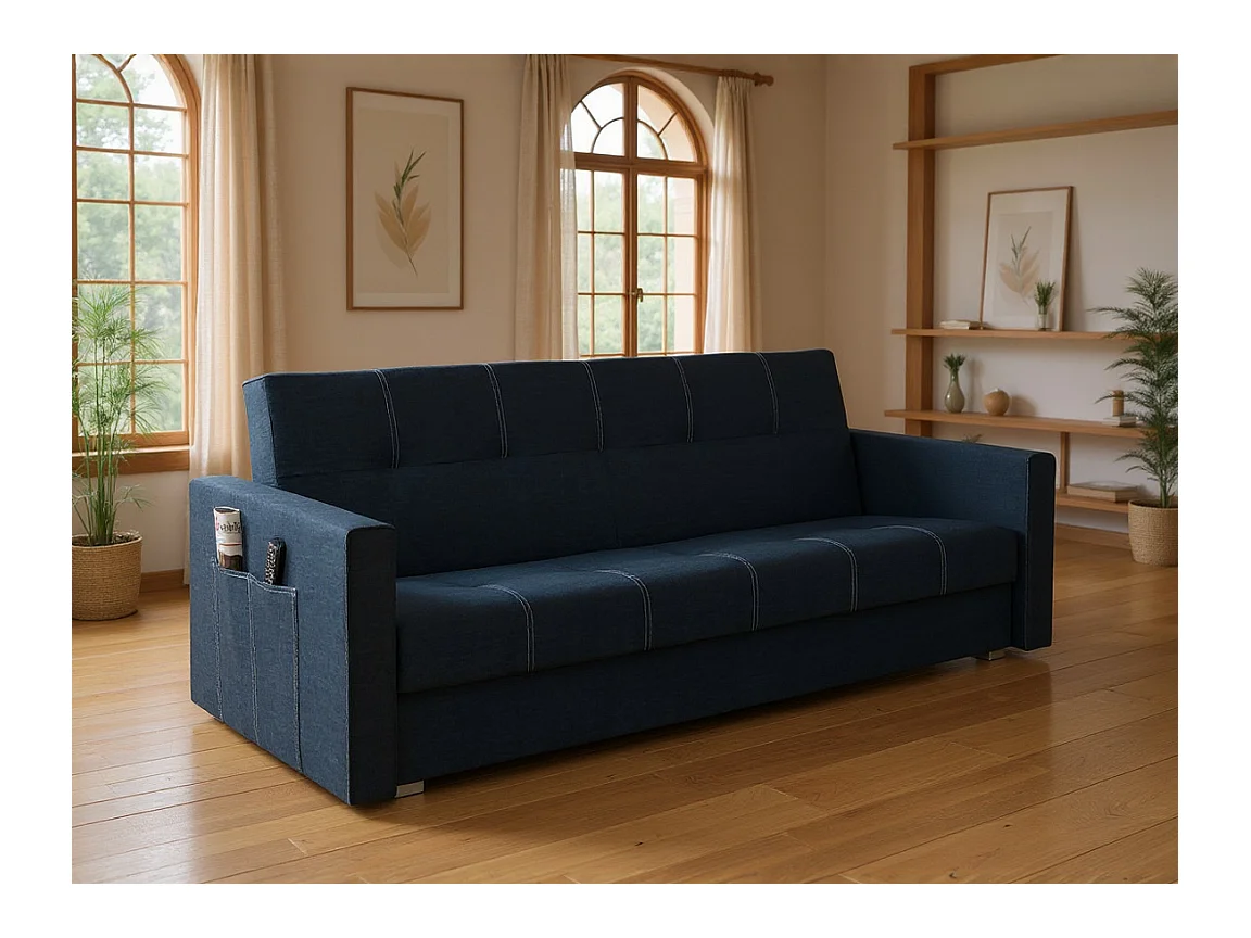 Divano letto Edinburg 104, Con, 94x212x89cm
