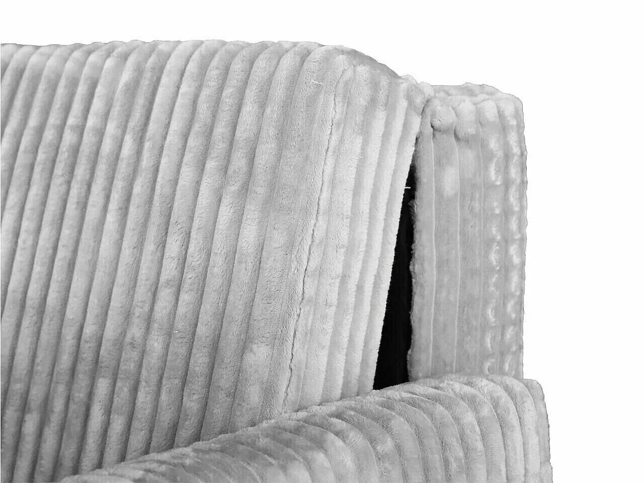 Canapé convertible 2 places en tissu marron COLUMBUS