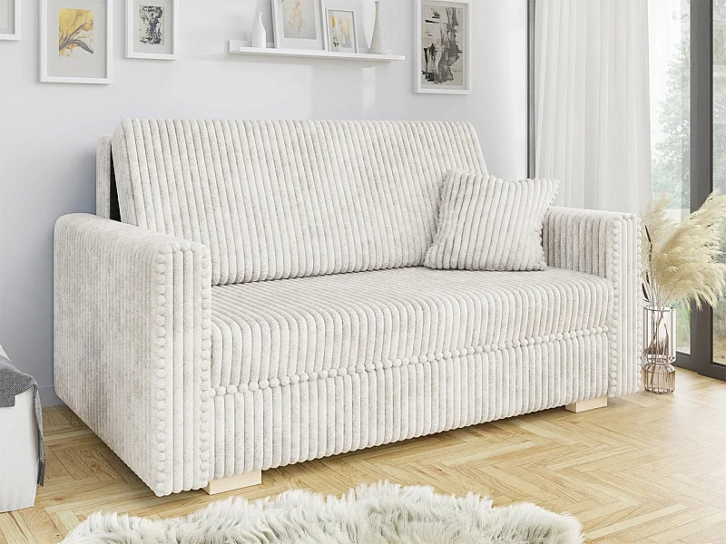 Canapé convertible Columbus 205, Disponible, 85x153x100cm, Mobilier déjà assemblé
