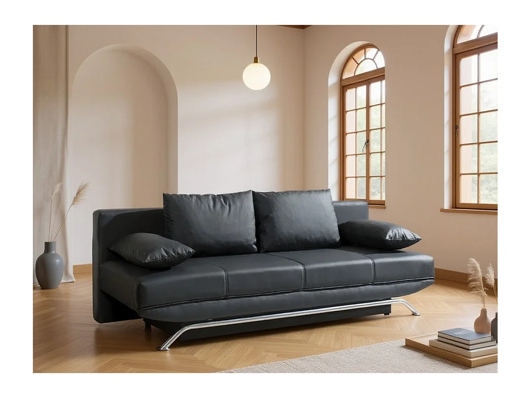 Canapé convertible Providence 100, Boîte de literie, 85x200x100cm