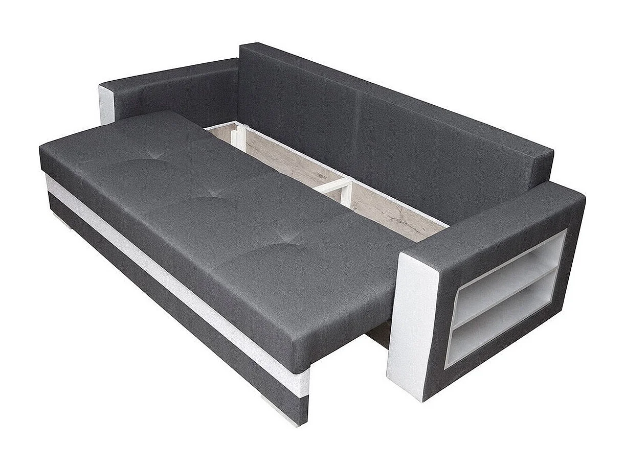 Sofá-cama Decatur 106, Almacenaje, 88x236x92cm