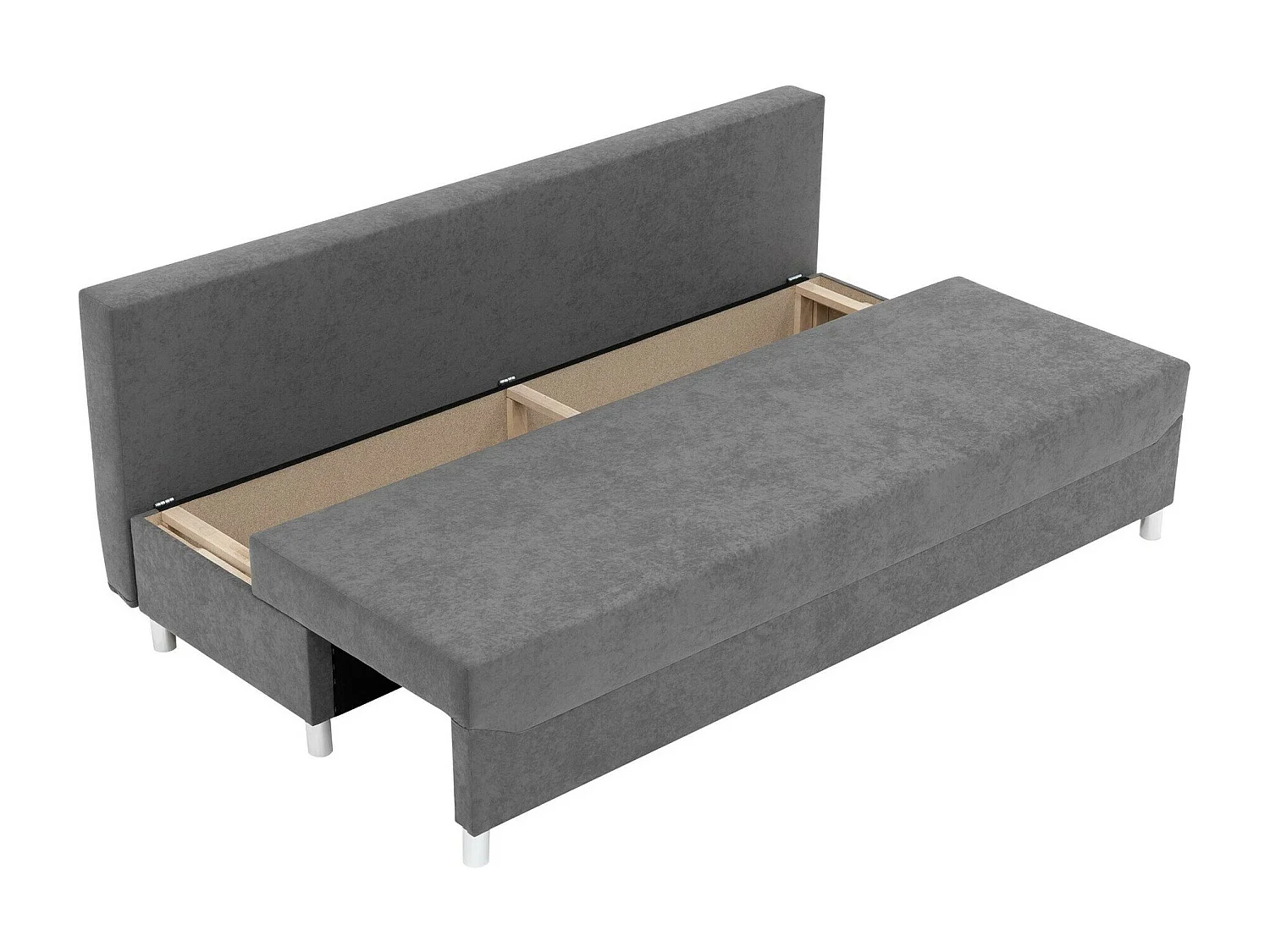 Sofá-cama Comfivo 125, Almacenaje, 86x192x80cm