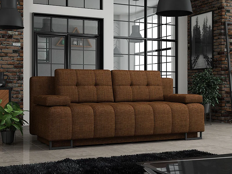 Canapé convertible Columbus 151, Disponible, 90x200x90cm, Mobilier déjà assemblé