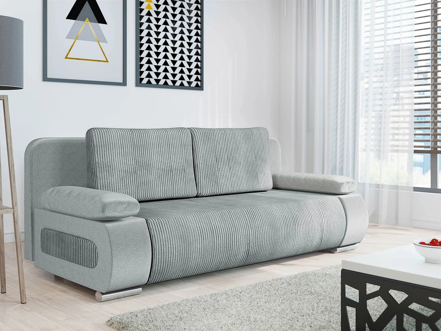 Canapé convertible Comfivo Pudor, Disponible, 77x200x92cm