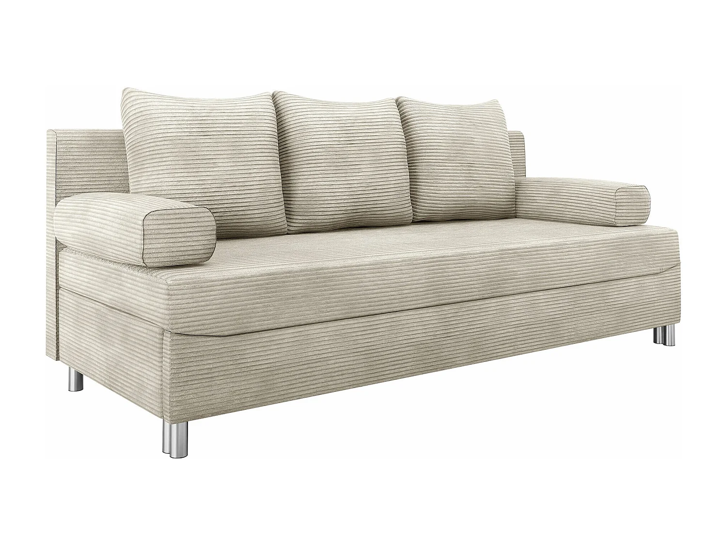 Sofá-cama Comfivo 125, Almacenaje, 86x192x80cm