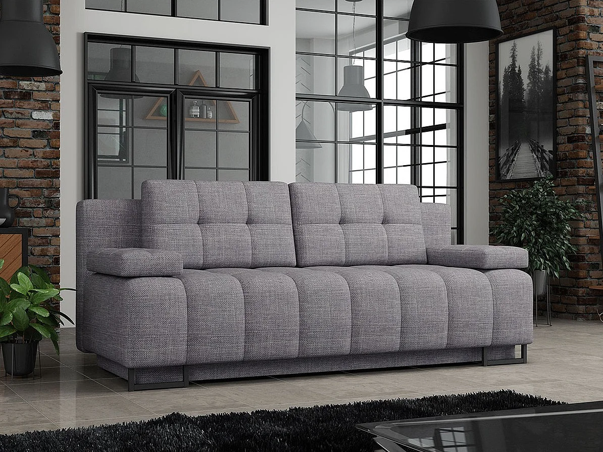 Canapé convertible Columbus 151, Disponible, 90x200x90cm, Mobilier déjà assemblé