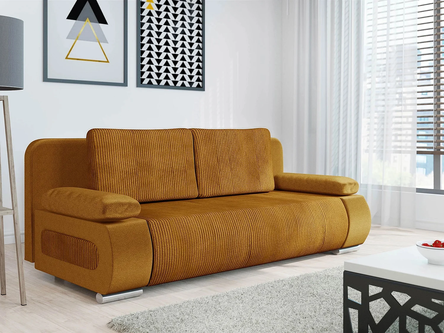 Sofá cama Comfivo Pudor, Almacenaje, 77x200x92cm