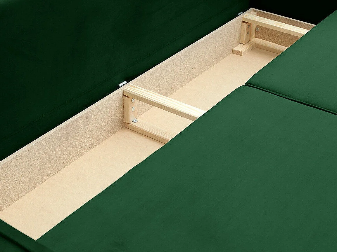 Canapé convertible Clovis 103, Boîte de literie, 101x216x96cm