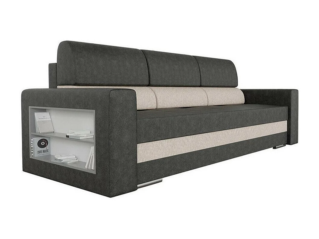 Divano letto Decatur 100, Con, 88x236x92cm
