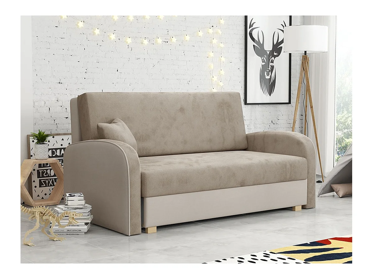 Sofá-cama Columbus 163, Almacenaje, 85x153x98cm, Muebles ya montados