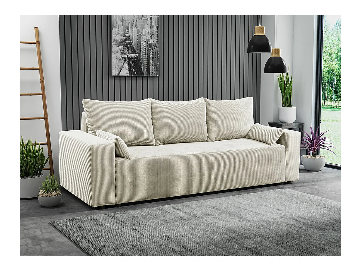 Sofá-cama Clovis 104, Almacenaje, 90x250x94cm