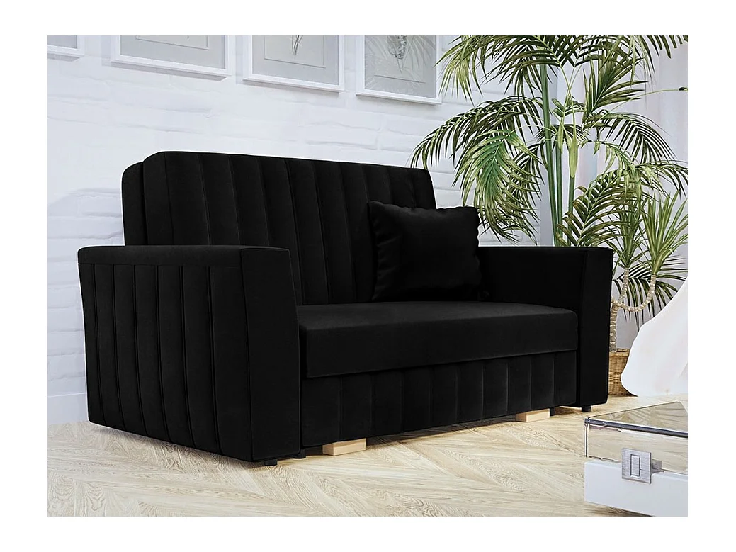 Sofá-cama Columbus 136, Almacenaje, 85x145x98cm, Muebles ya montados