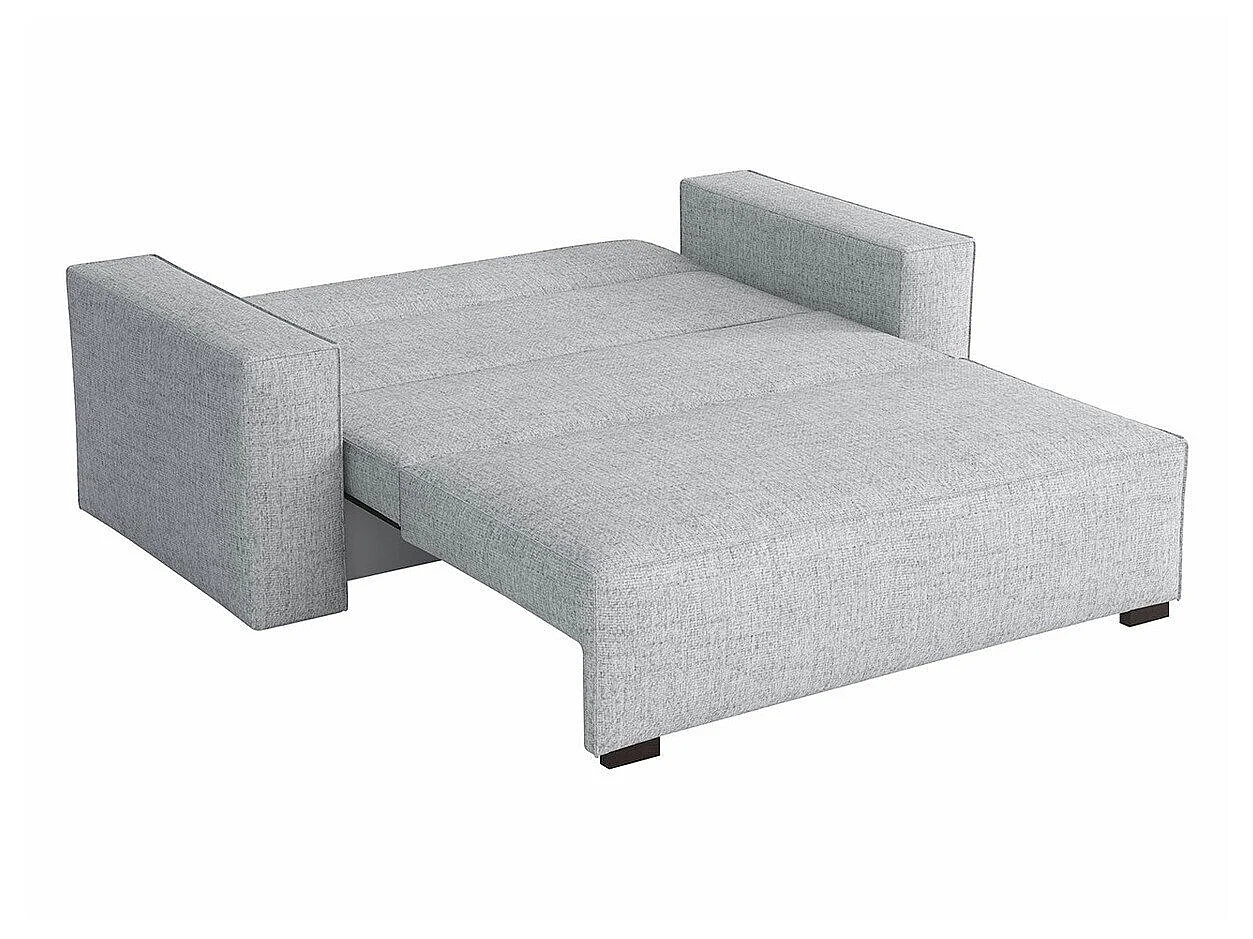 Canapé convertible 2 places en tissu bleu COLUMBUS 85x172x98 cm