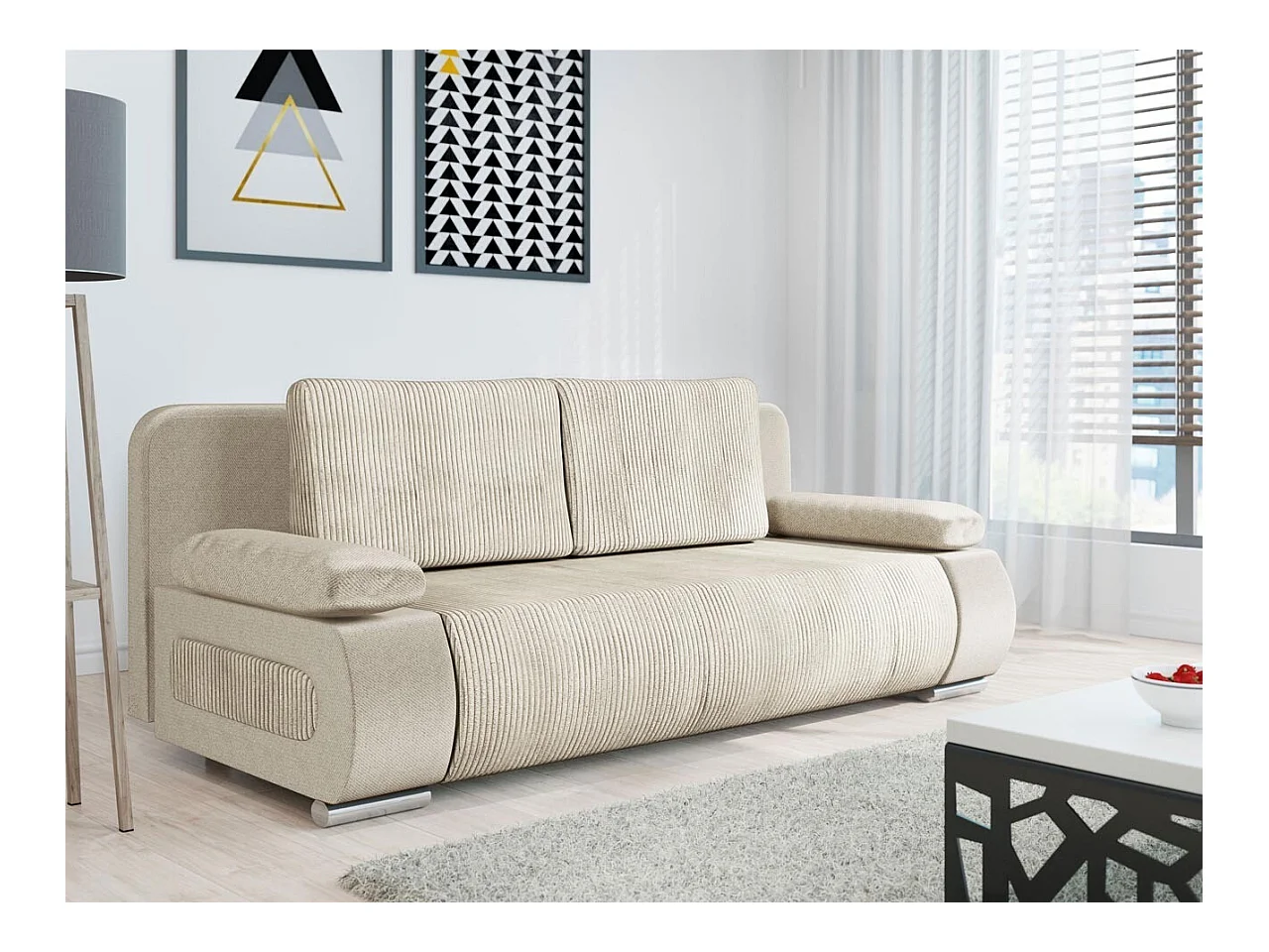 Divano letto Comfivo 144, Con, 77x200x92cm