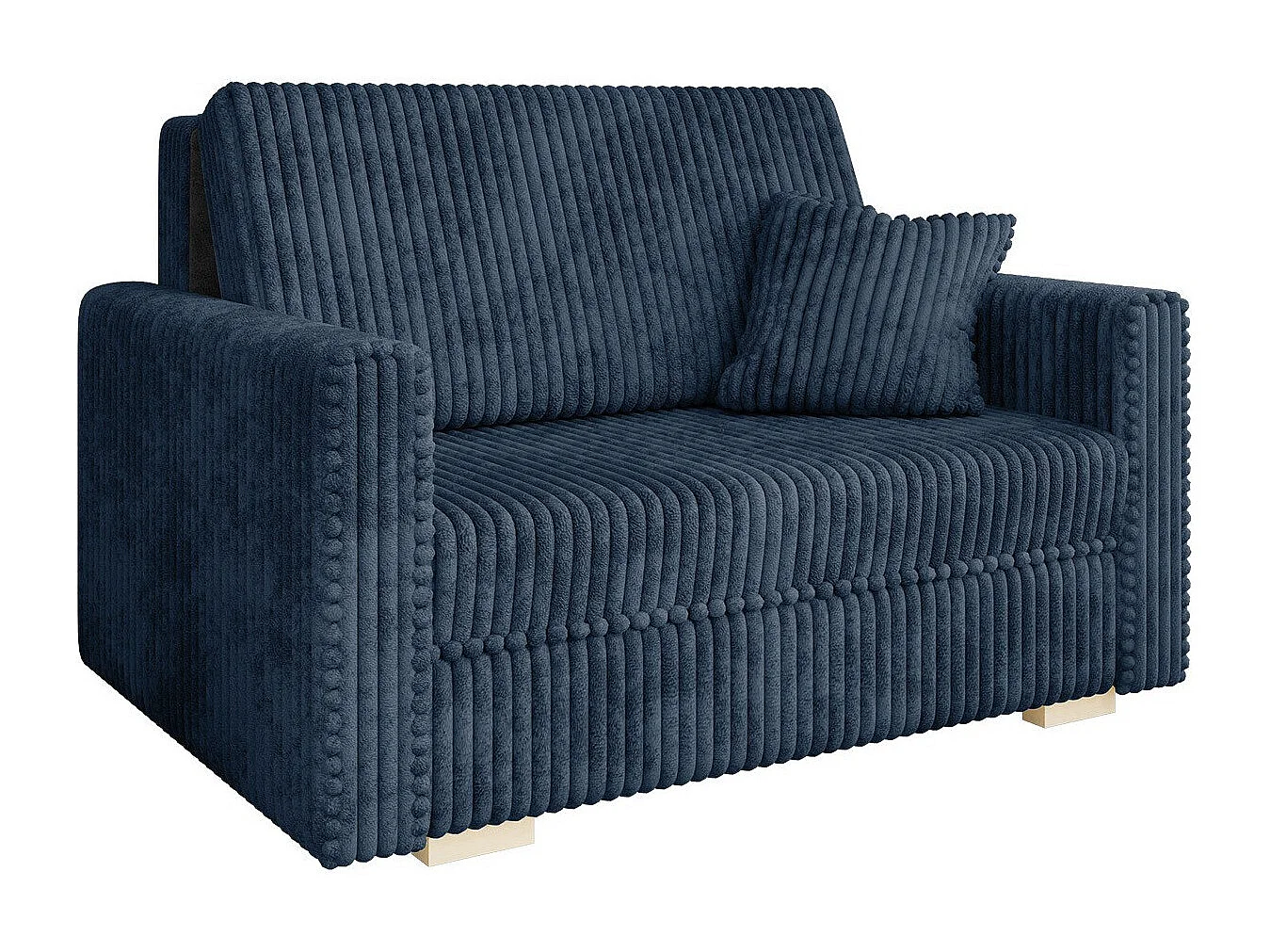 Sofá-cama Columbus 206, Almacenaje, 85x133x100cm, Muebles ya montados