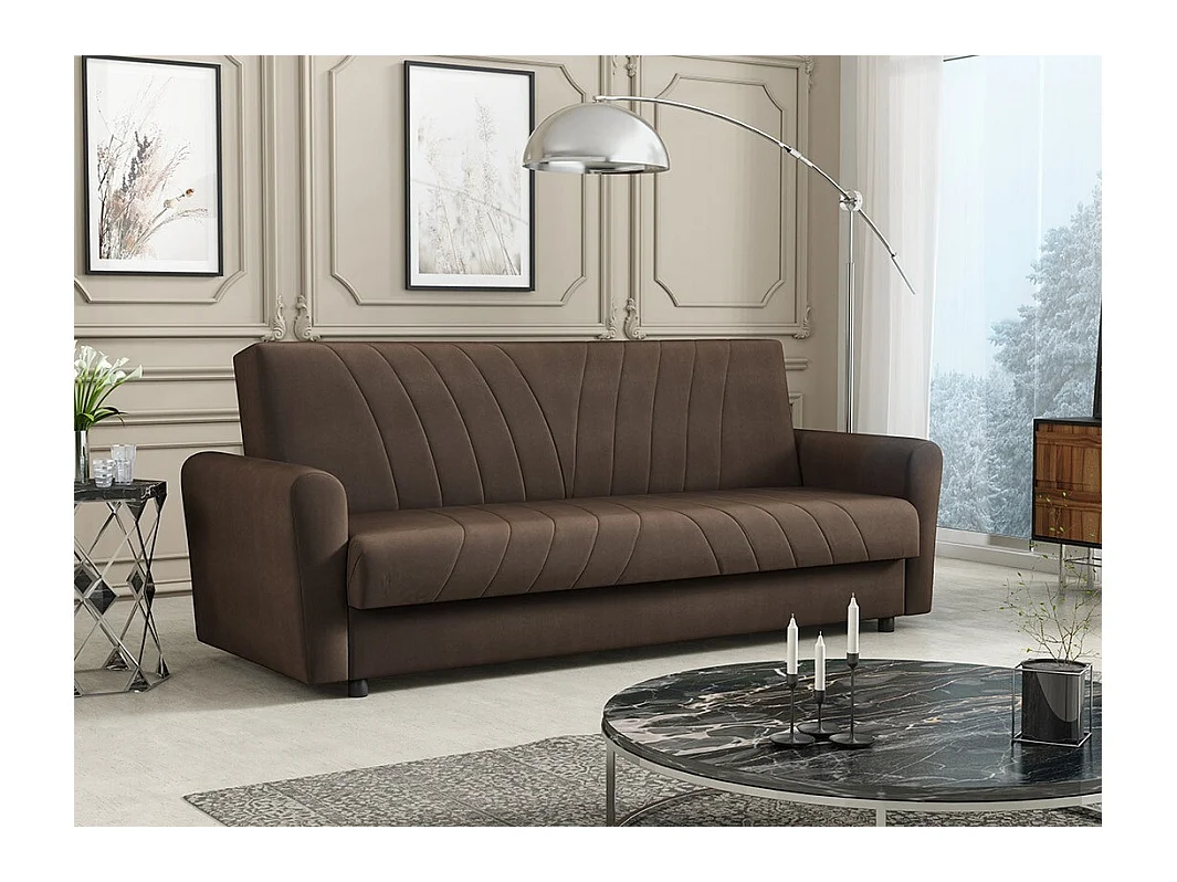 Canapé convertible Columbus 126, Boîte de literie, 87x230x90cm