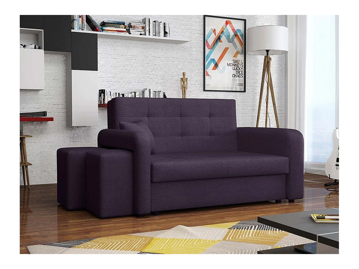 Canapé convertible Columbus 157, Boîte de literie, 85x158x98cm