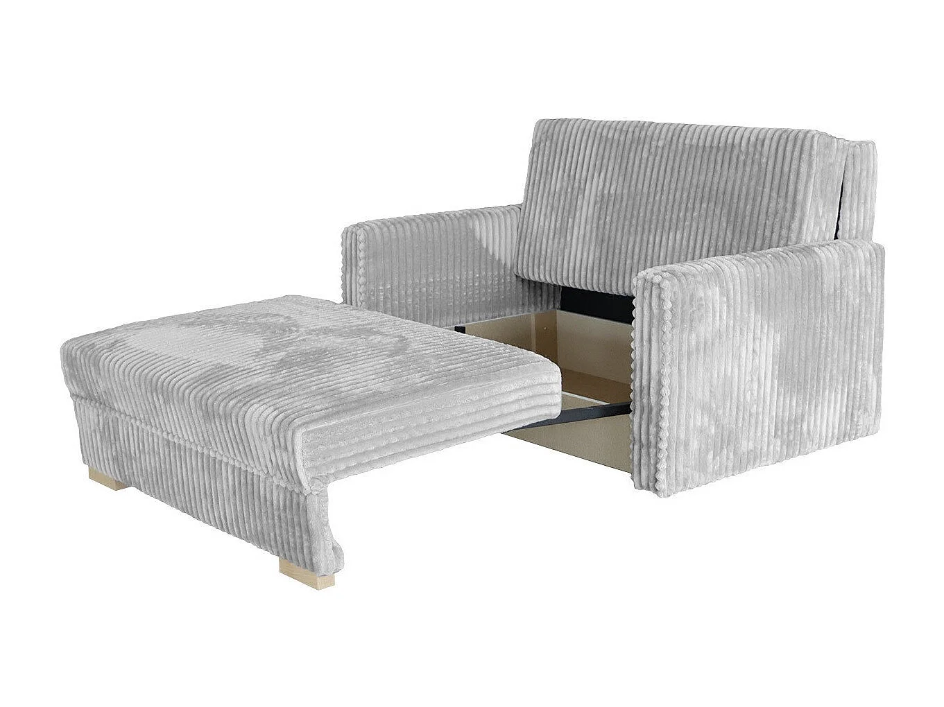 Canapé convertible Columbus 206, Disponible, 85x133x100cm, Mobilier déjà assemblé