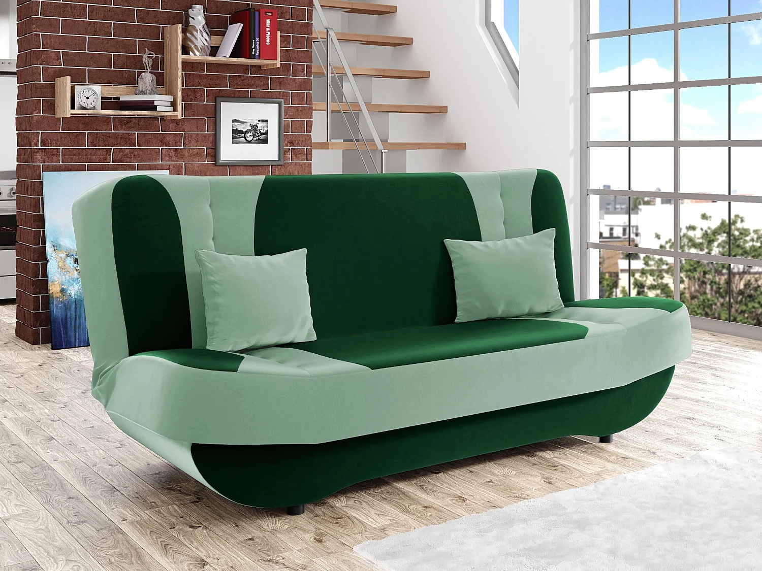 Canapé convertible Comfivo Cervus, Disponible, 94x190x90cm