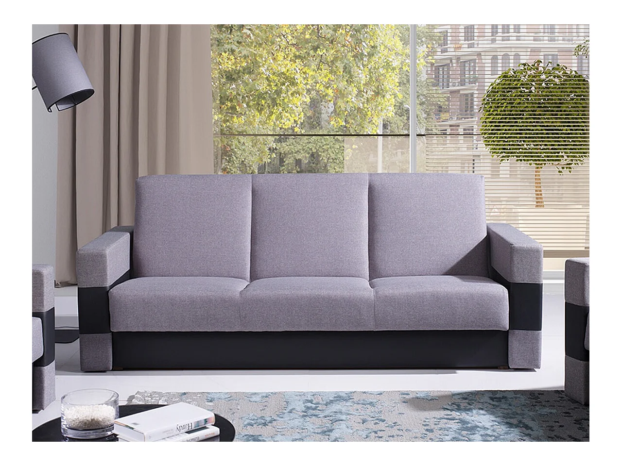 Canapé convertible Providence 169, Boîte de literie, 88x222x97cm