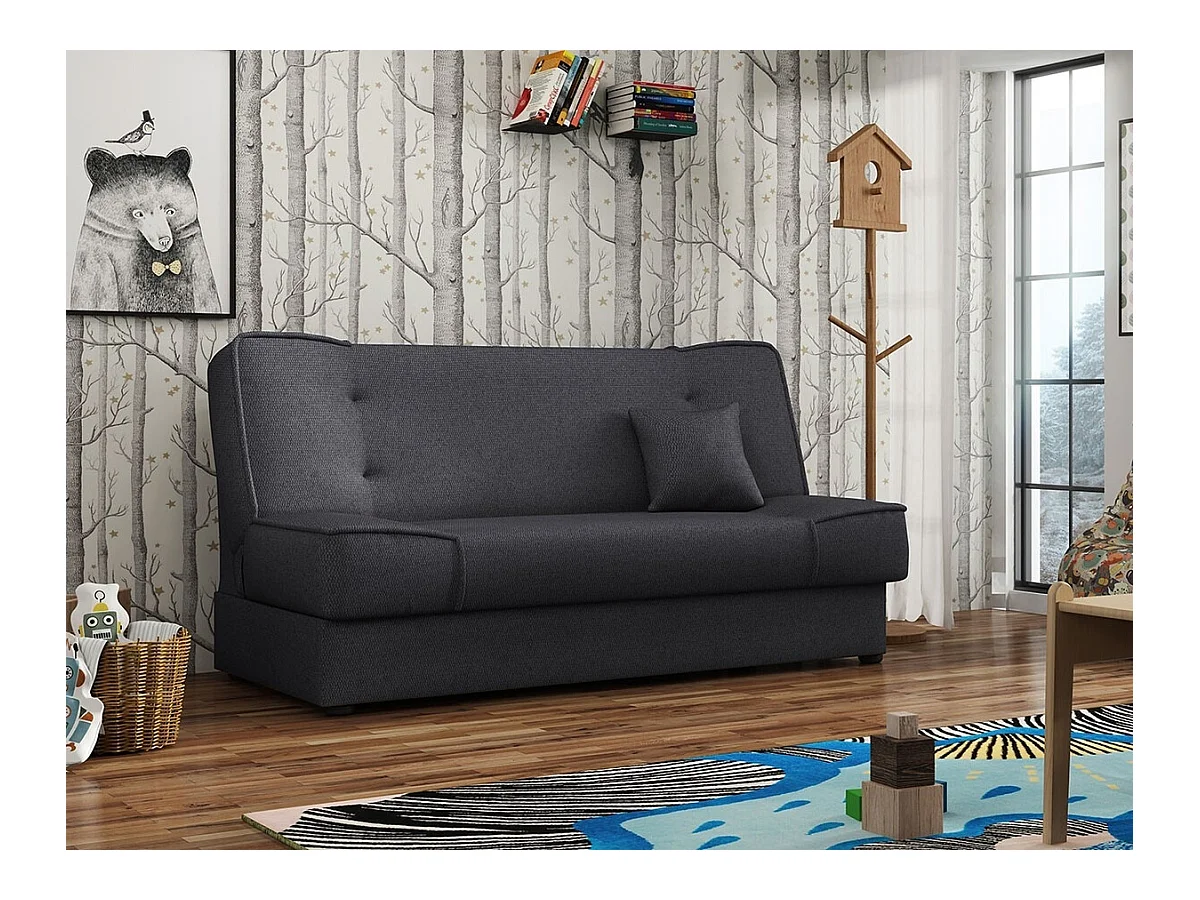 Canapé convertible Columbus 117, Boîte de literie, 80x175x80cm