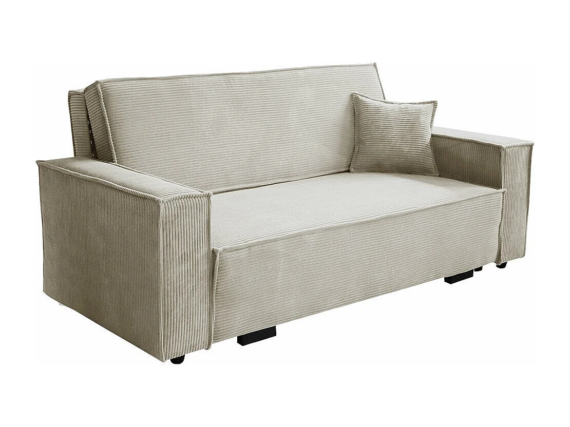 Sofá-cama Columbus 185, Almacenaje, 85x192x98cm, Muebles ya montados