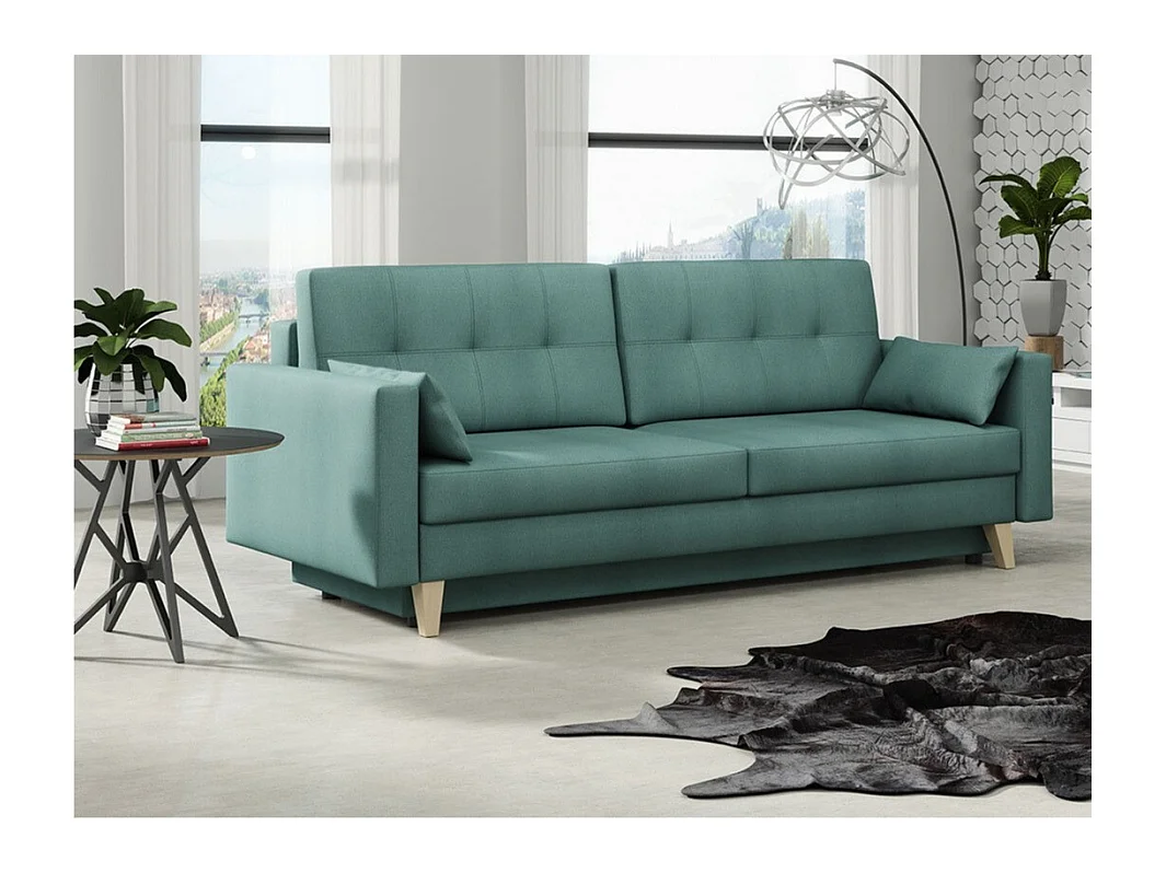 Canapé convertible Columbus 113, Boîte de literie, 90x225x100cm