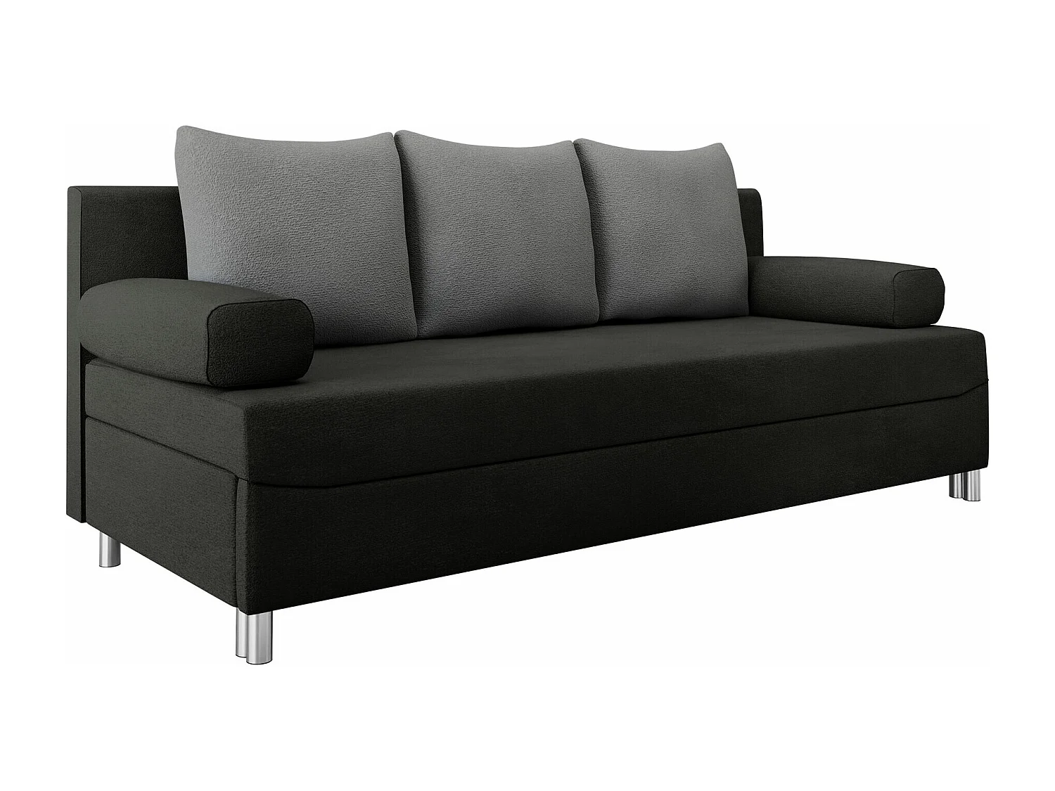 Sofá-cama Comfivo 125, Almacenaje, 86x192x80cm